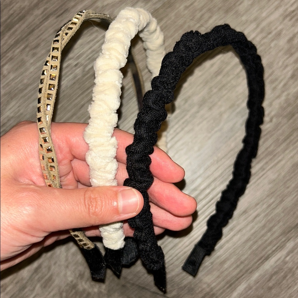 🇺🇸FIRM PRICE🇺🇸 3 NWOT Set of Three Stylish Headbands - Picture 2 of 5